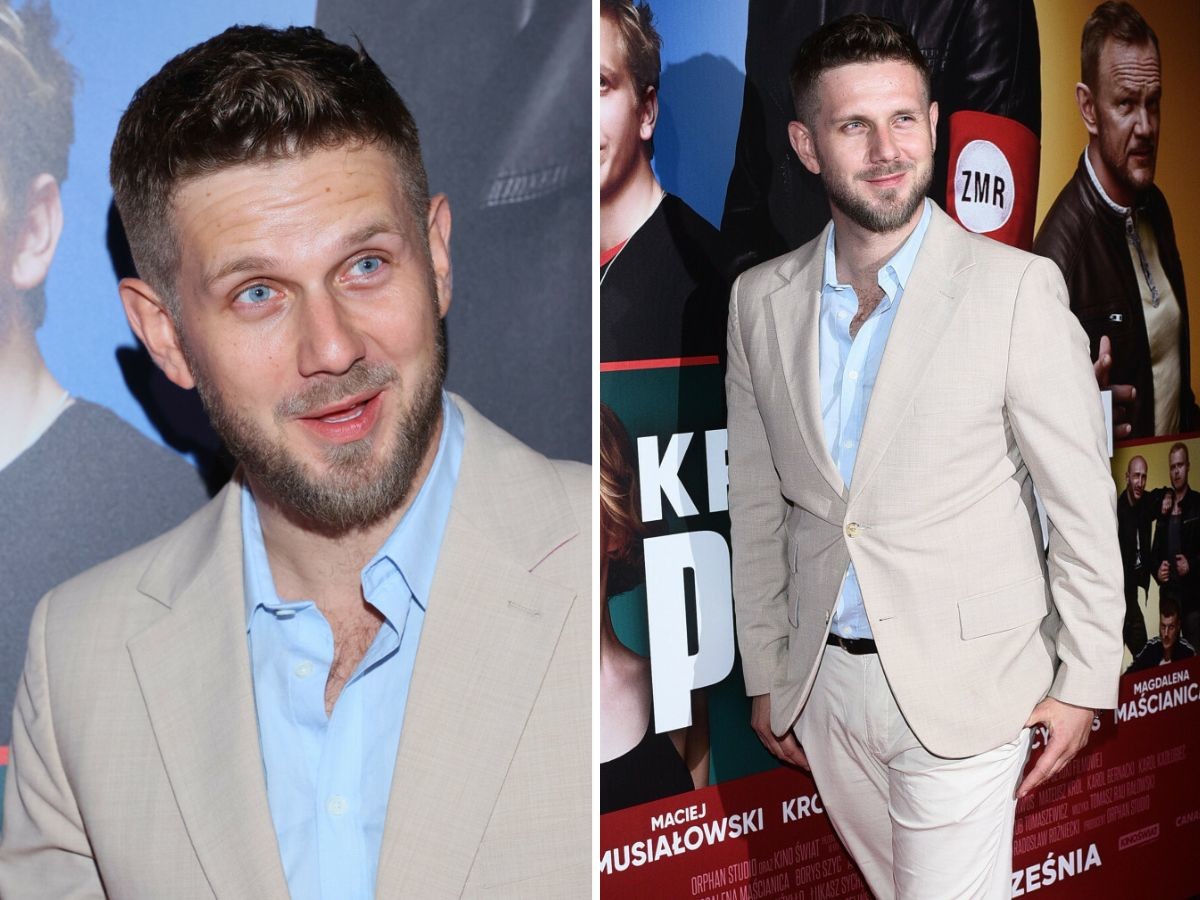 Antoni Królikowski na premierze filmu Kryptonim Polska