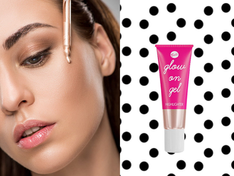 rozświetlacz do twarzy - Bell Glow On Gel Highlighter