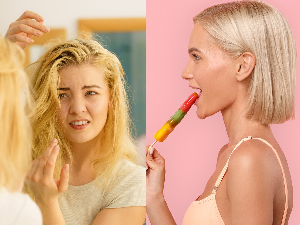 Żółty blond, Chłodny blond, blondynka