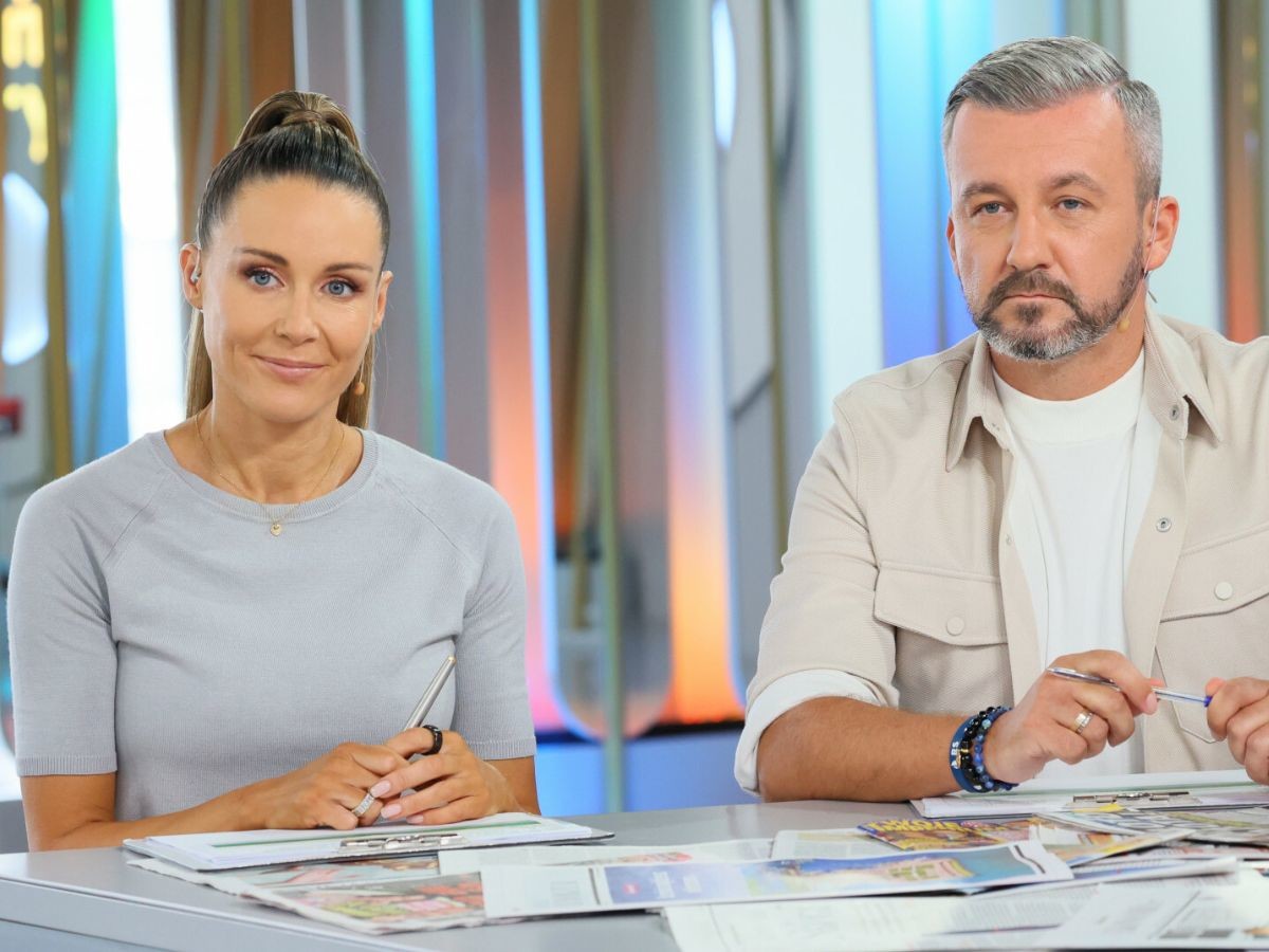 Małgorzata Rozenek i Krzysztof Skórzyński w Dzień Dobry TVN