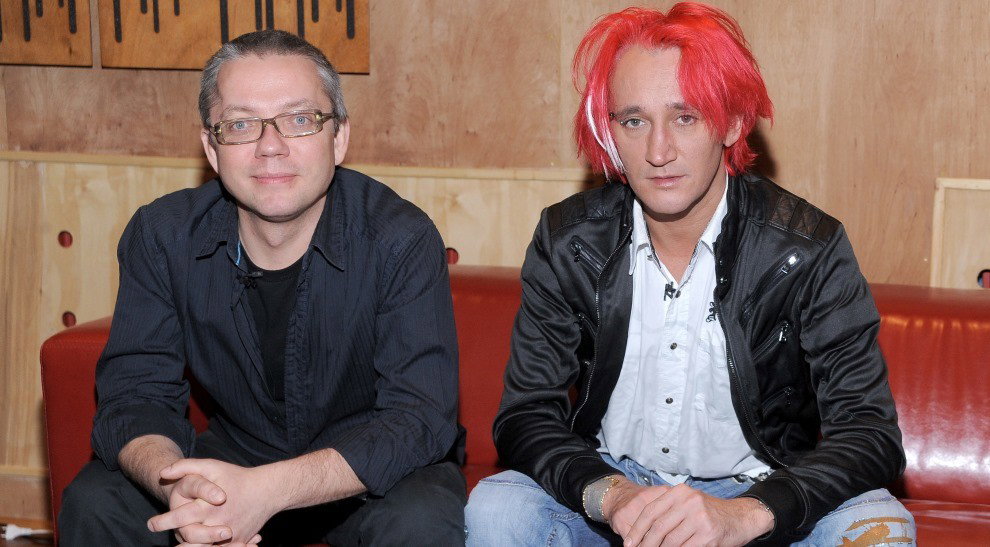 Jacek Łągwa i Michał Wiśniewski