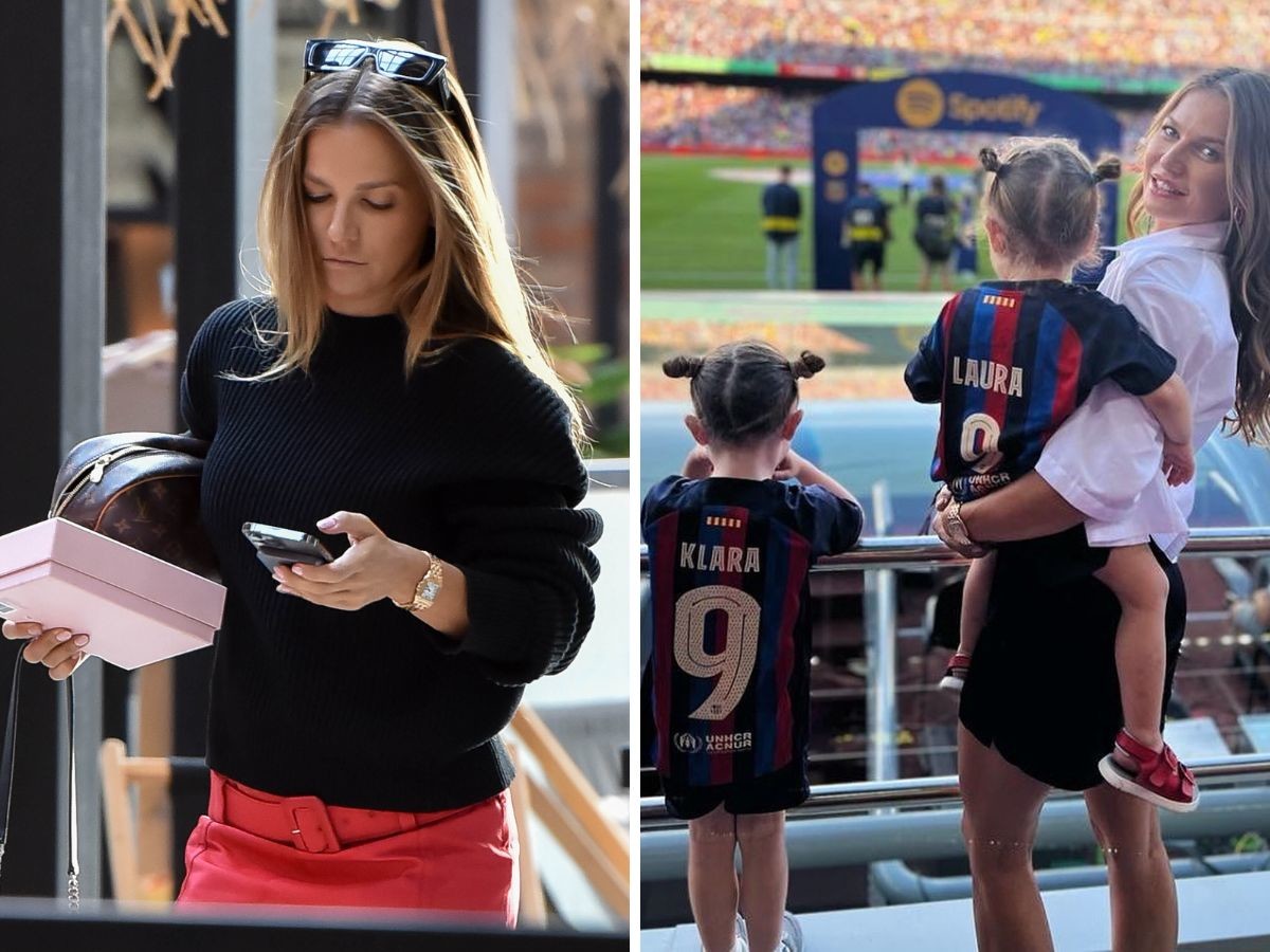 Anna Lewandowska z córkami