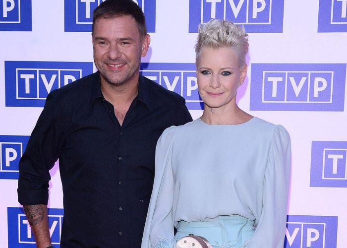 Małgorzata Kożuchowska i Tomasz Karolak