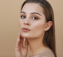 Efekt po zastosowaniu naturalnej bazy pod makijaż