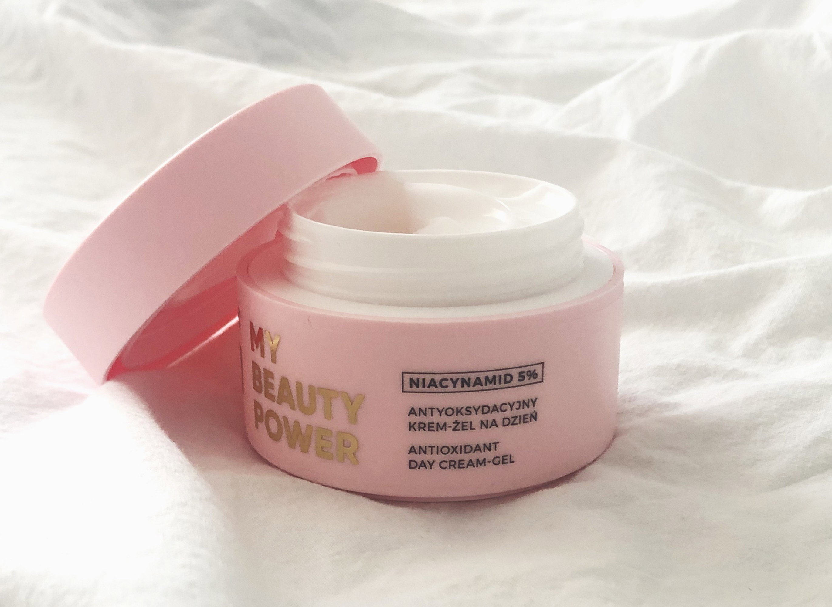 AA, My Beauty Power, Antyoksydacyjny krem-żel na dzień `Niacynamid 5%`