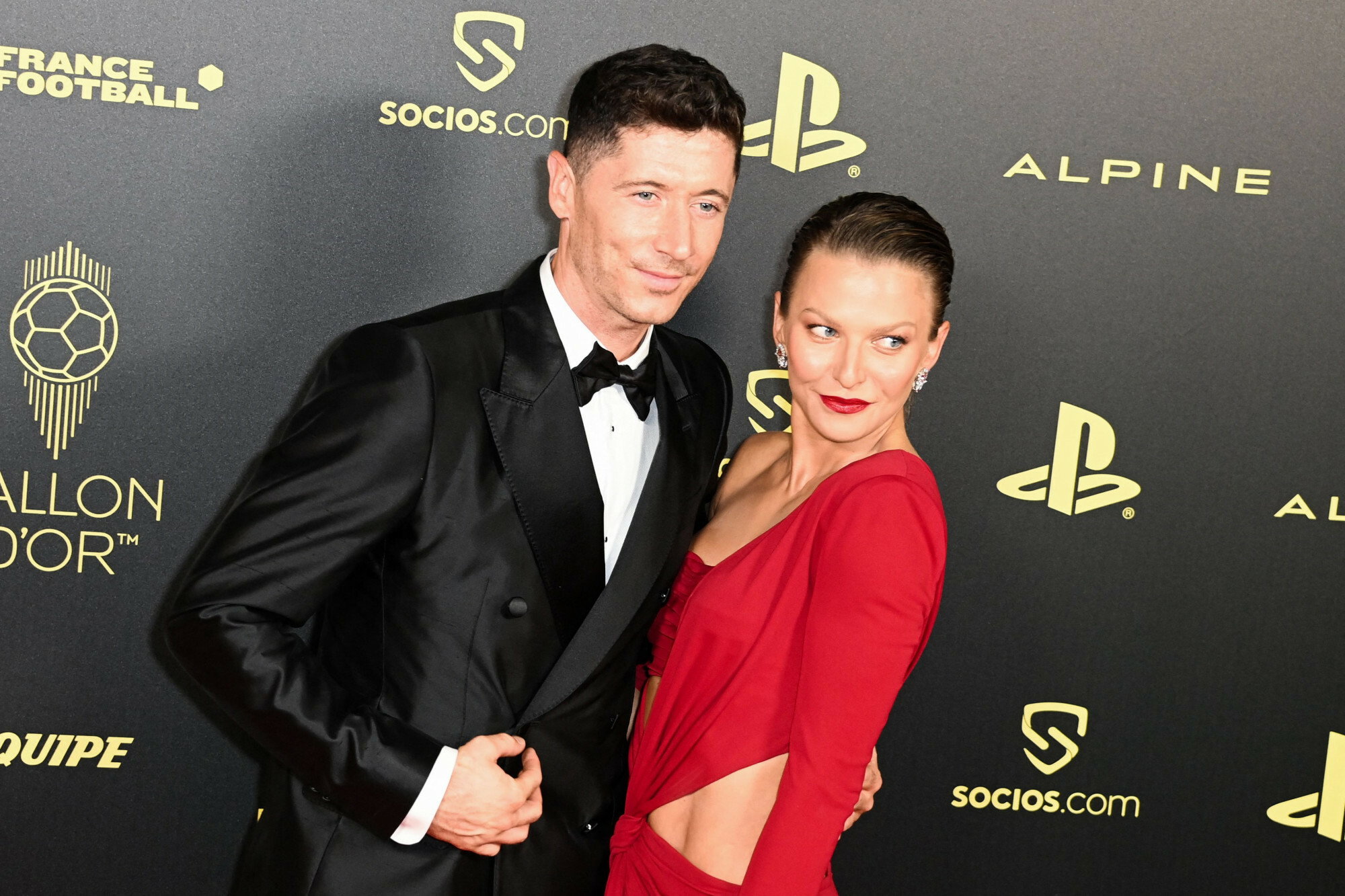 Anna i Robert Lewandowscy zadali szyku na gali Złotej Piłki 2022