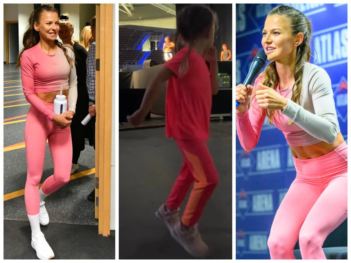 Anna Lewandowska trenuje w Łodzi