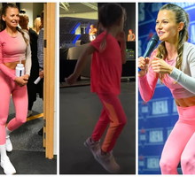 Anna Lewandowska trenuje w Łodzi