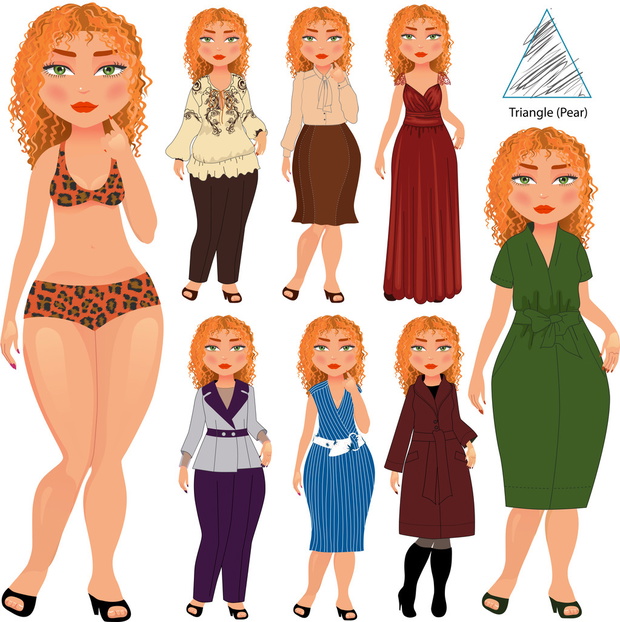 Fashion styles for hourglass