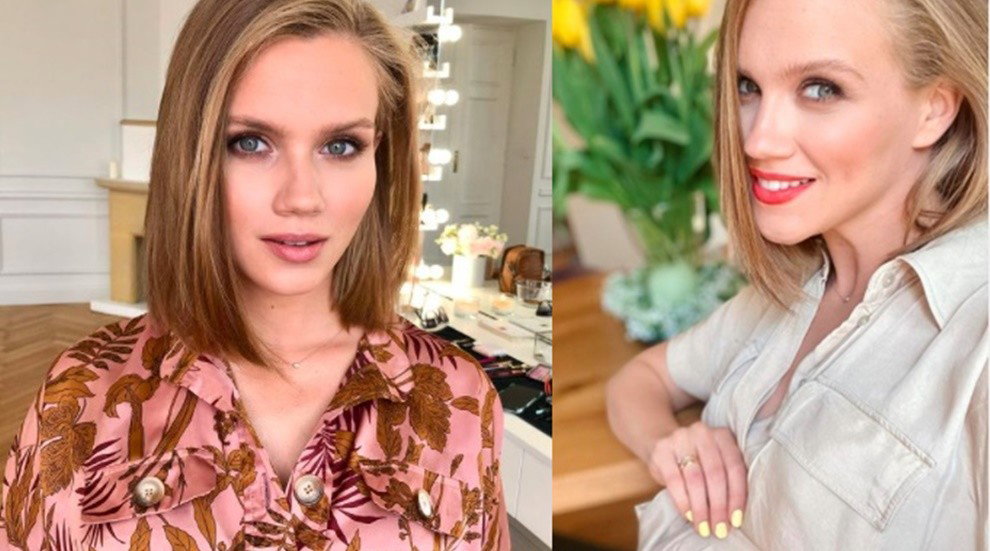 agnieszka kaczorowska na baby shower wybrała buty z Zary