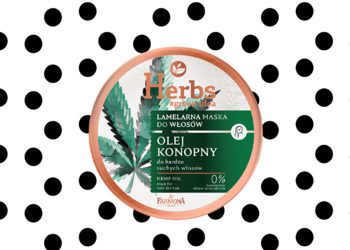 Maska do włosów z olejem konopnym od Herbs