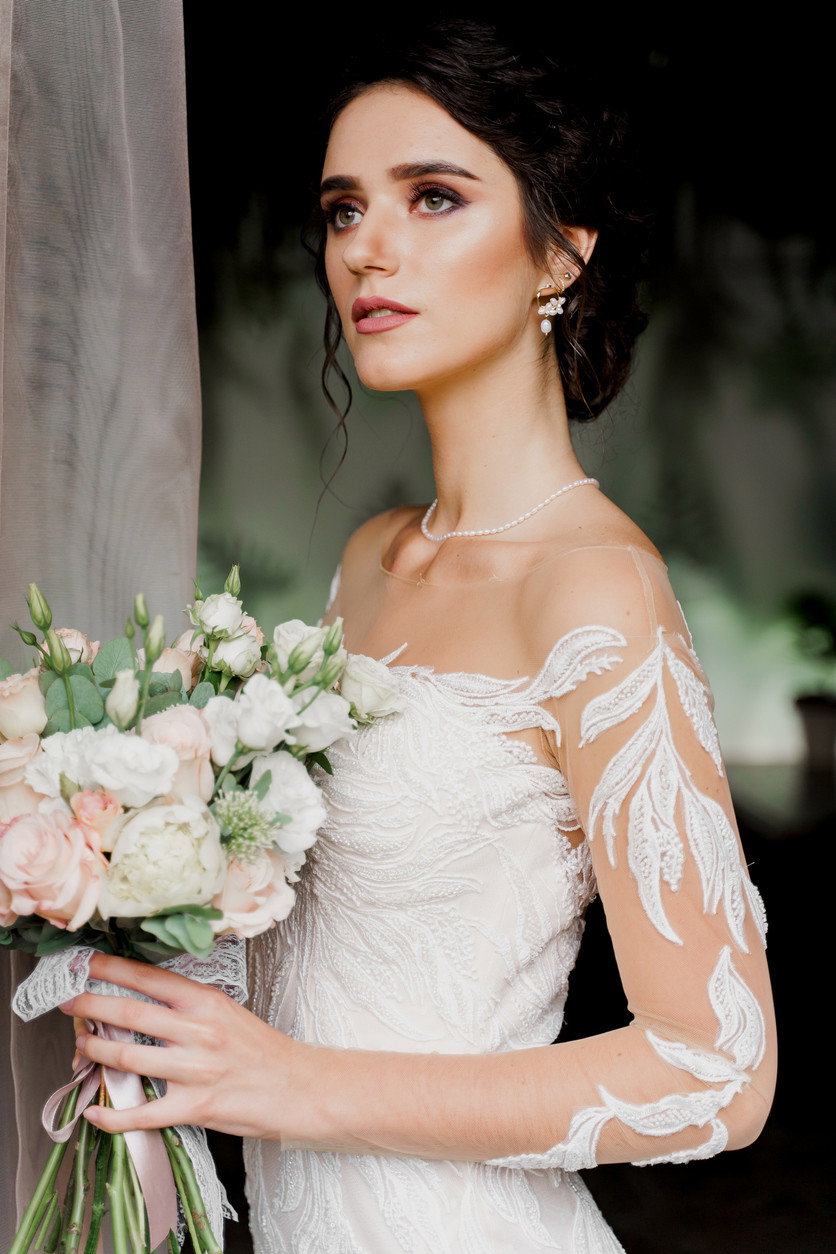 modny makijaż ślubny 2021