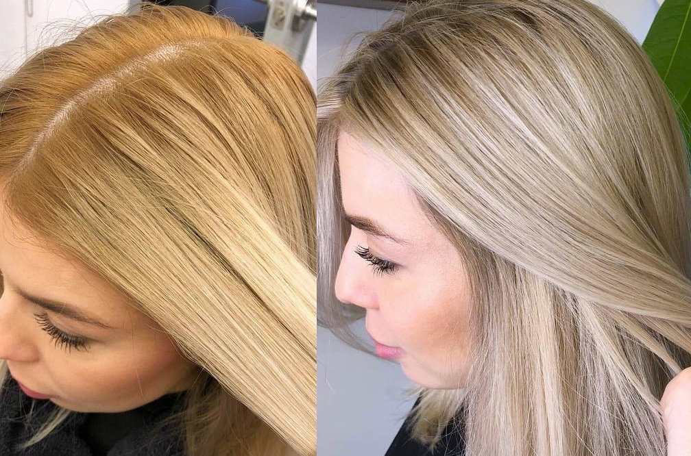 Blond włosy