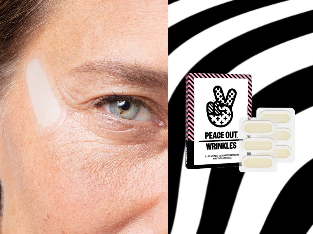 nocne plastry na zmarszczki z retinolem Peace Out Wrinkles 