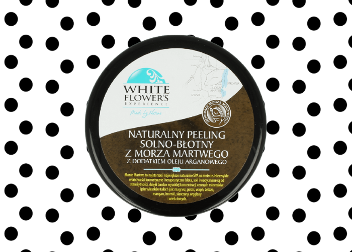 White Flower`s Experience, Naturalny peeling solno - błotny z Morza Martwego