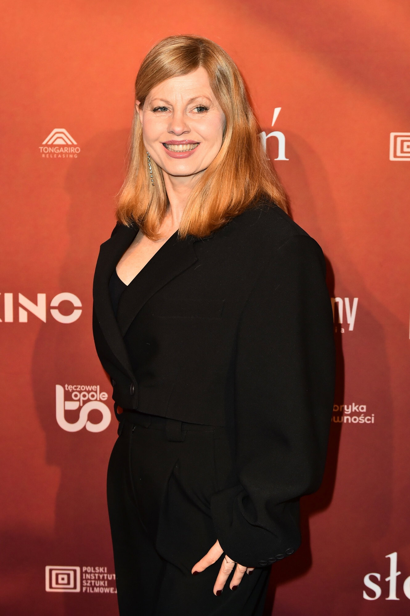 Ewa Skibińska na premierze filmu
