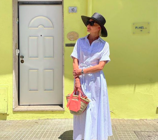 Małgorzata Kożuchowska w modnych klapkach na lato z CCC