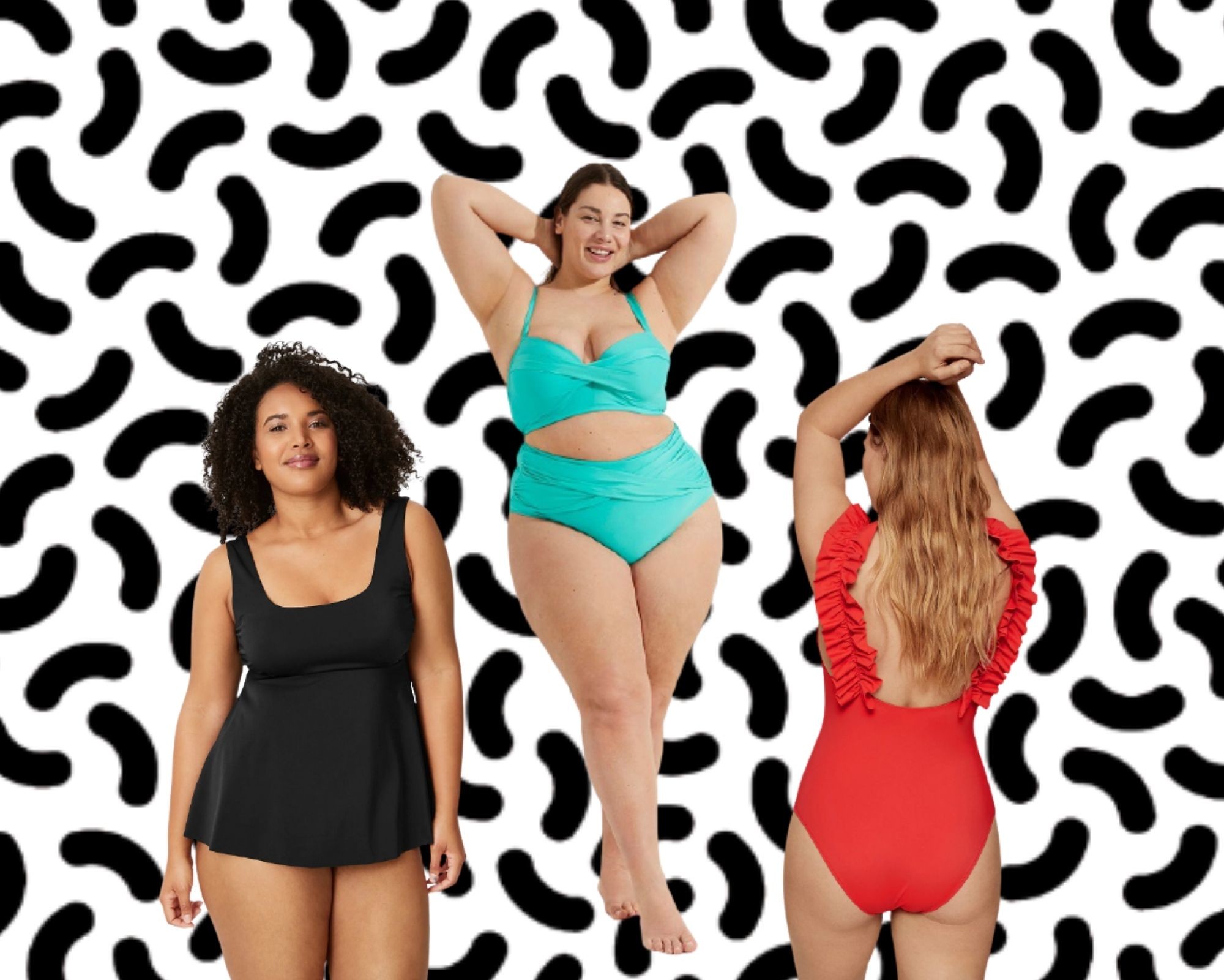 stroje kąpielowe plus size na lato 2021