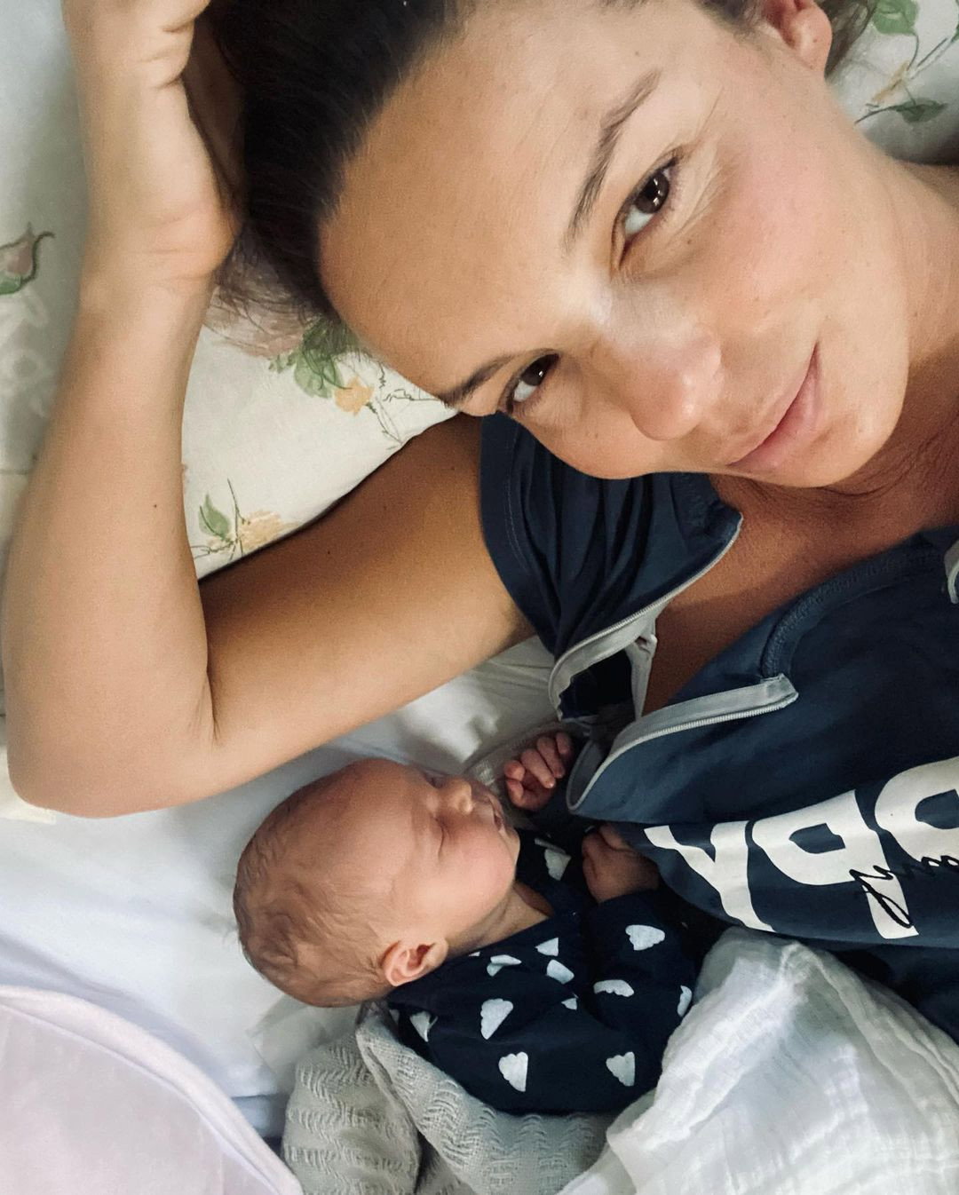 Agnieszka Włodarczyk z synem w szpitalu