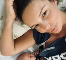 Agnieszka Włodarczyk z synem w szpitalu