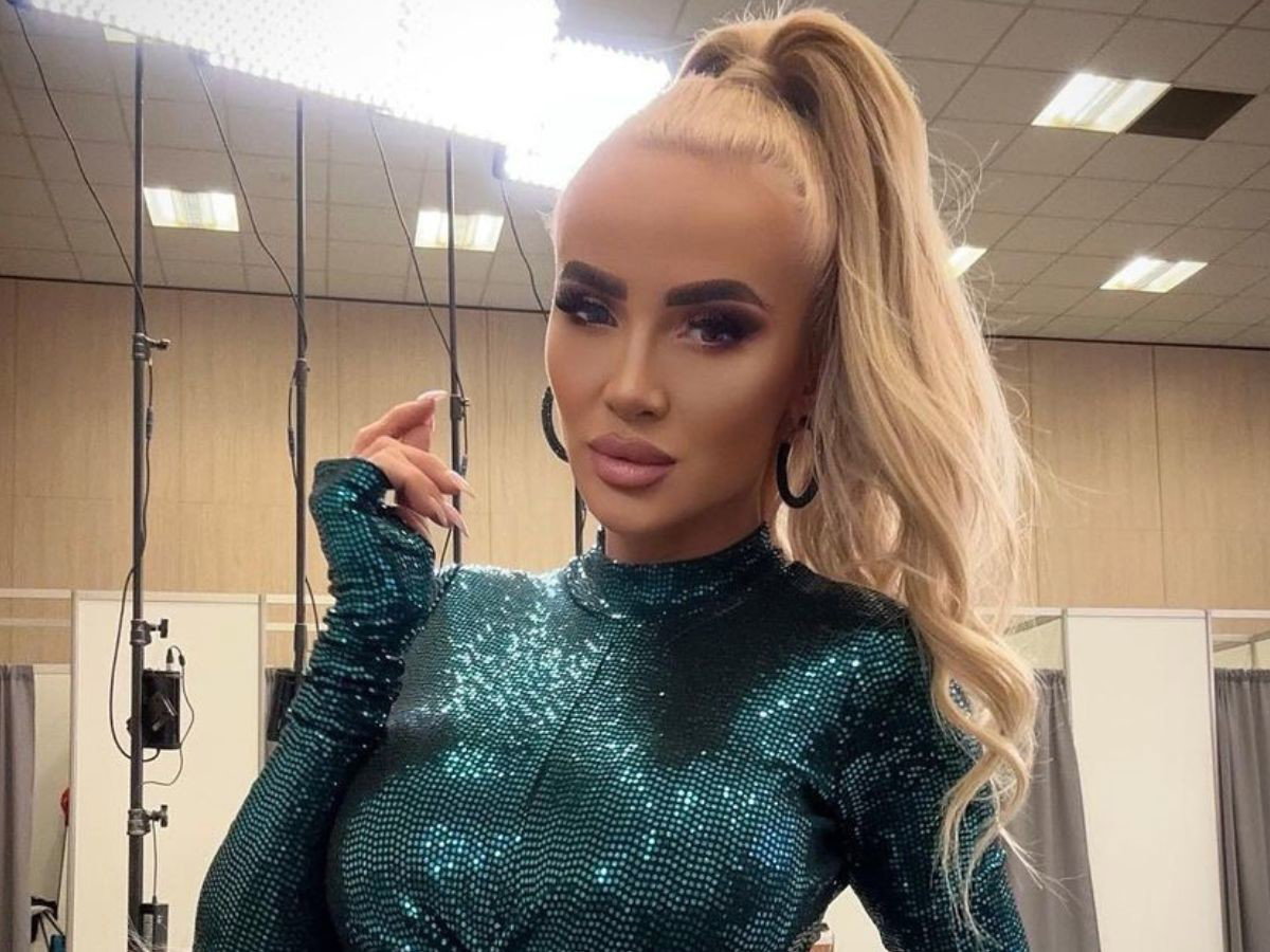Izabela Macudzińska na planie 99 - Gra o wszystko