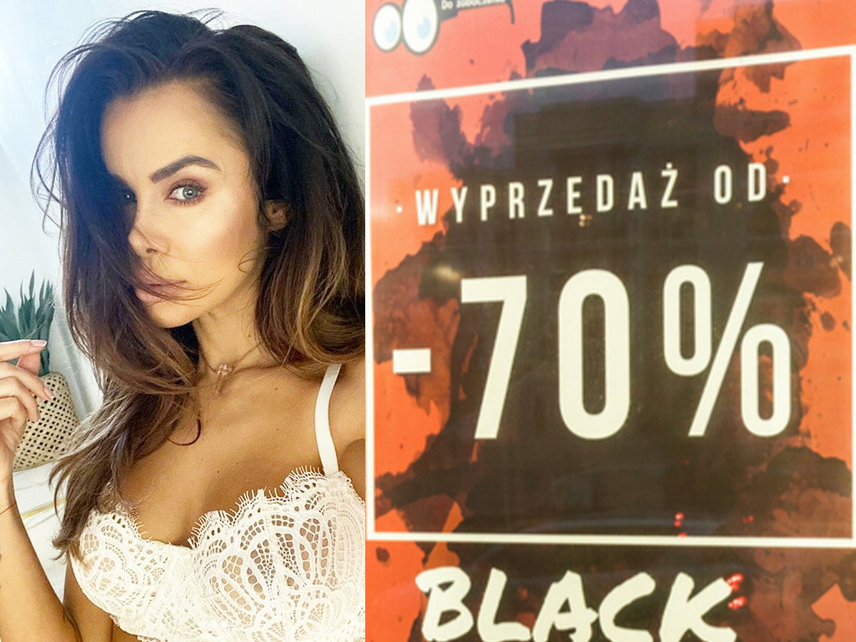 Natalia Siwiec w koronkowym staniku, wyprzedaż 70%