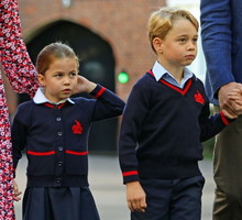 Księżniczka Charlotte, Kate Middleton, książę William, książę George
