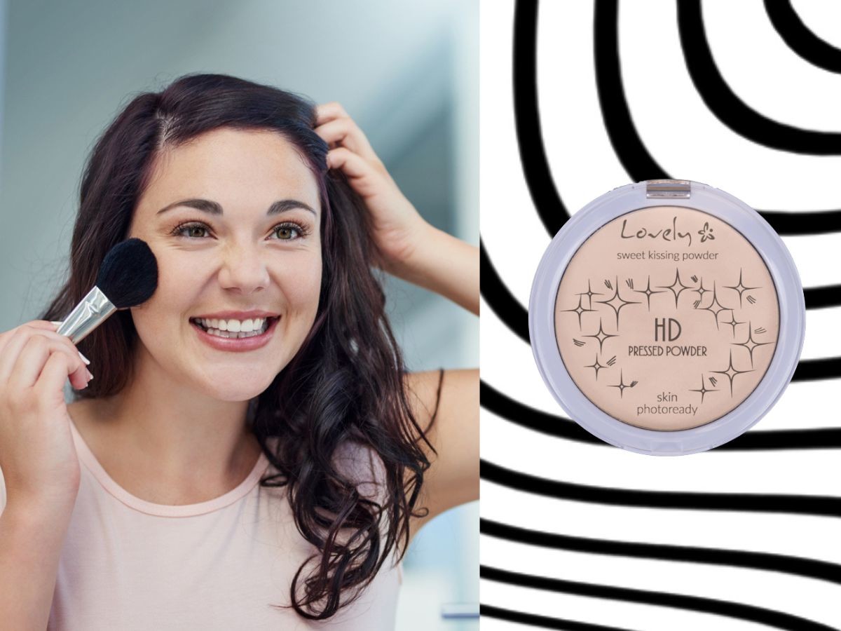 puder matujący Lovely z olejkiem jojoba