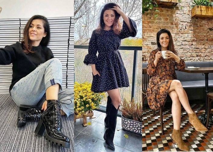 Katarzyna Cichopek buty na jesień.