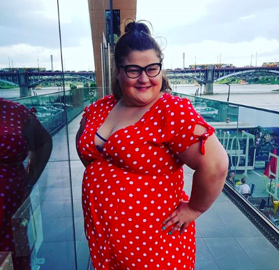 Dominika Gwit w sukience z H&M za mniej niż 100 zł