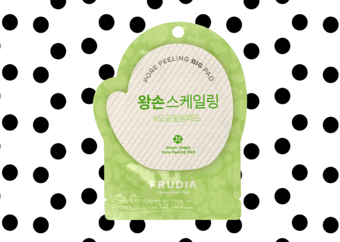 płatek złuszczający w formie rękawicy od Frudia, No PoreBlem, Green Grape Pore Peeling Big Pad