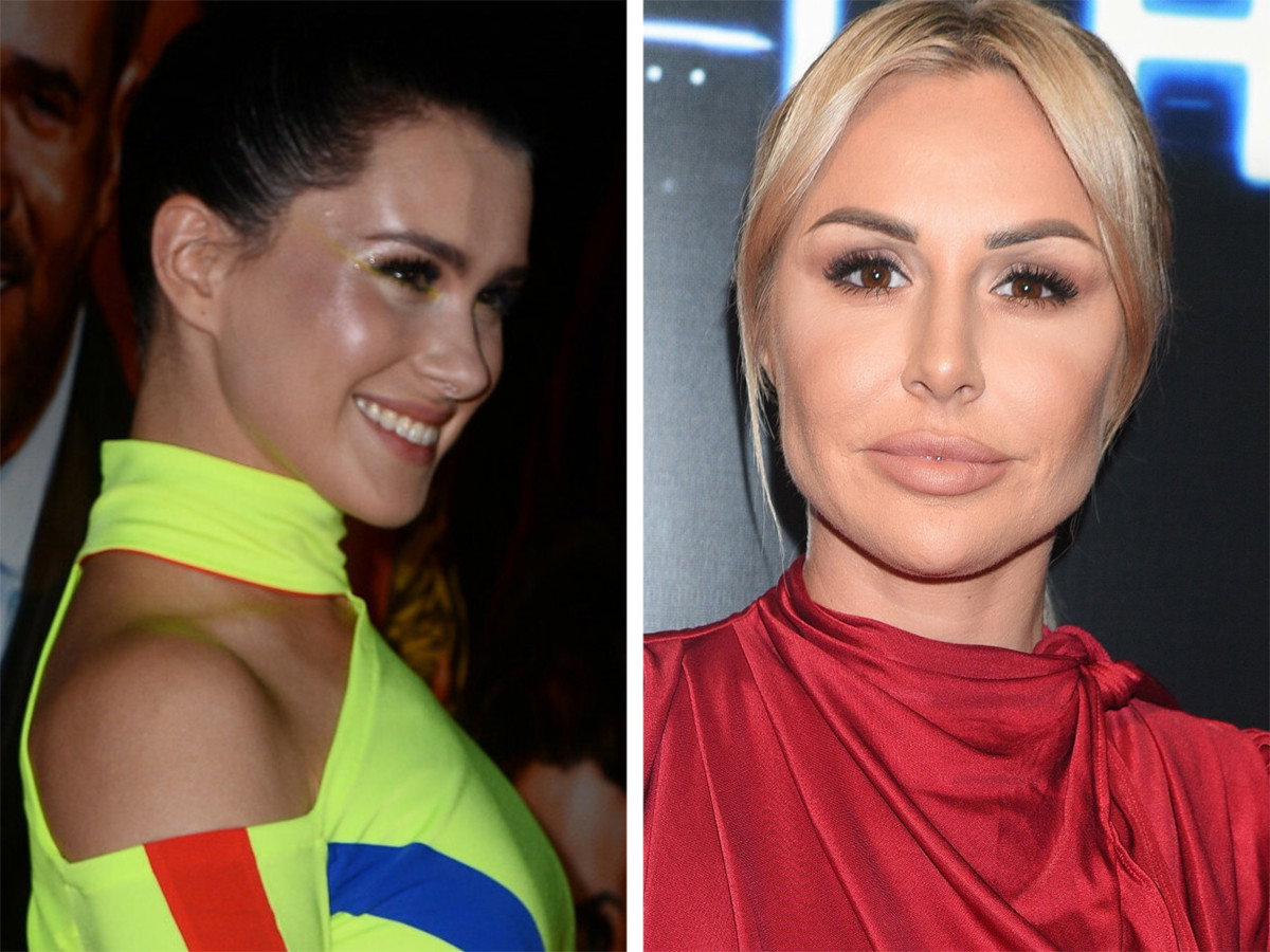 Anna-Maria Sieklucka i Blanka Lipińska na premierze "The End"
