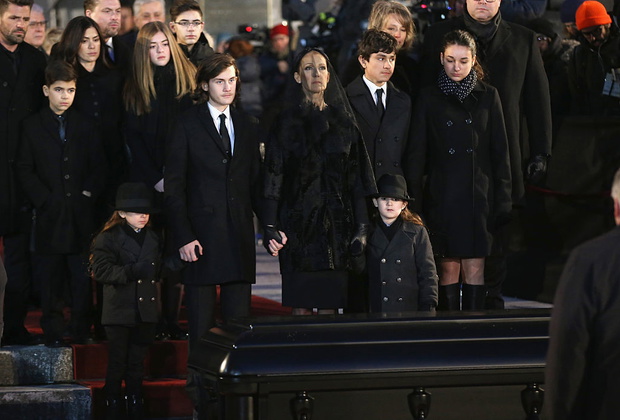State Funeral Service for Celine Dion's Husband Rene Angelil