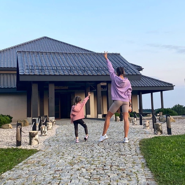 Anna Lewandowska i Klara Lewandowska na Camp by Ann
