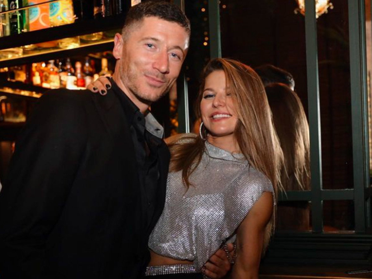 Tak Robert Lewandowski bawił się w Sylwestra