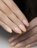 kolorowy french manicure