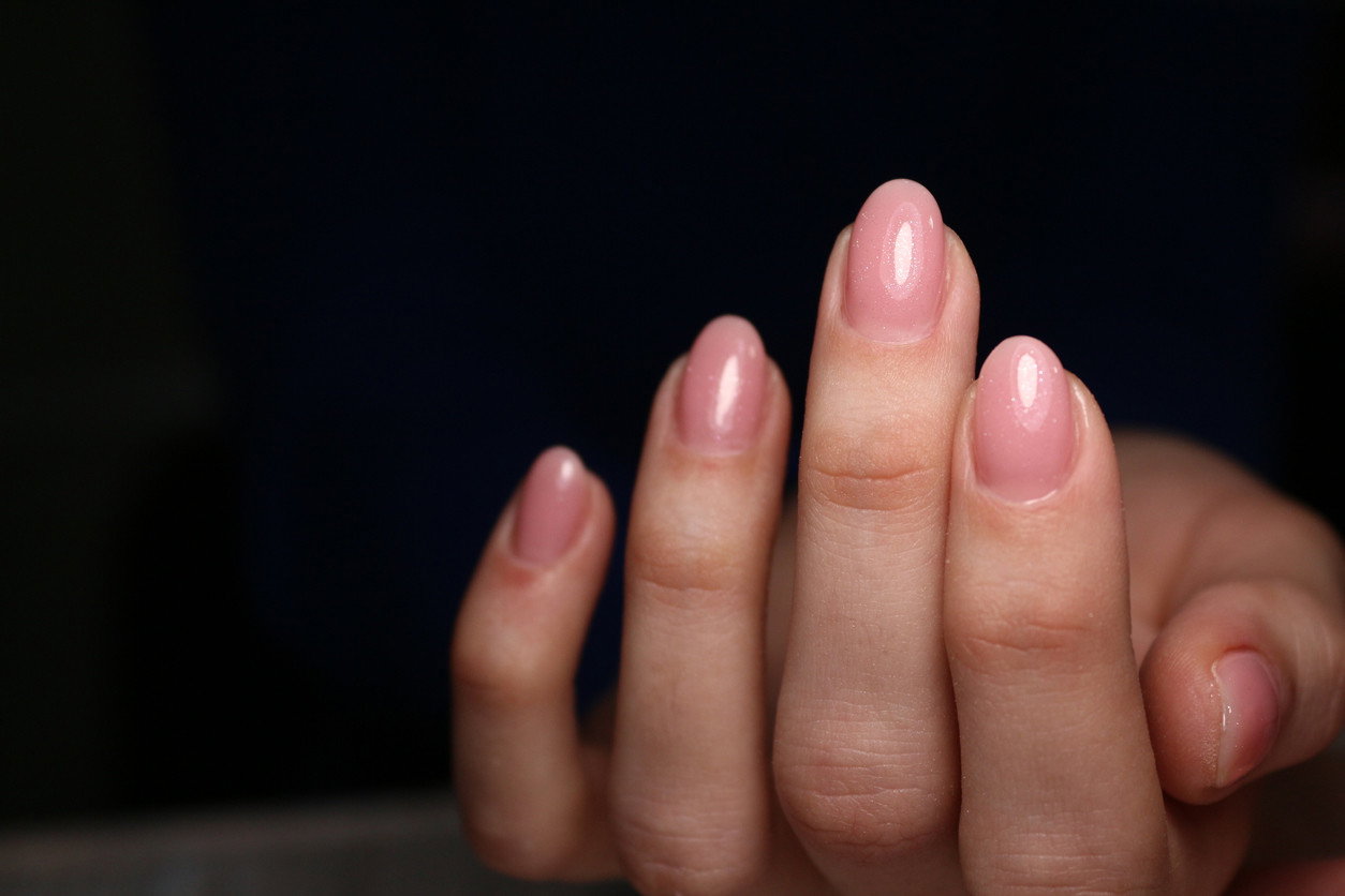 lip gloss nails