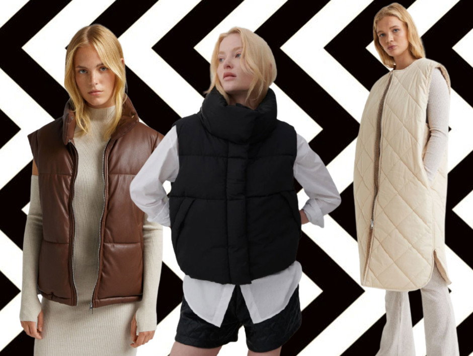 kamizelka pikowana na jesień 2021 Bershka, Reserved, H&M