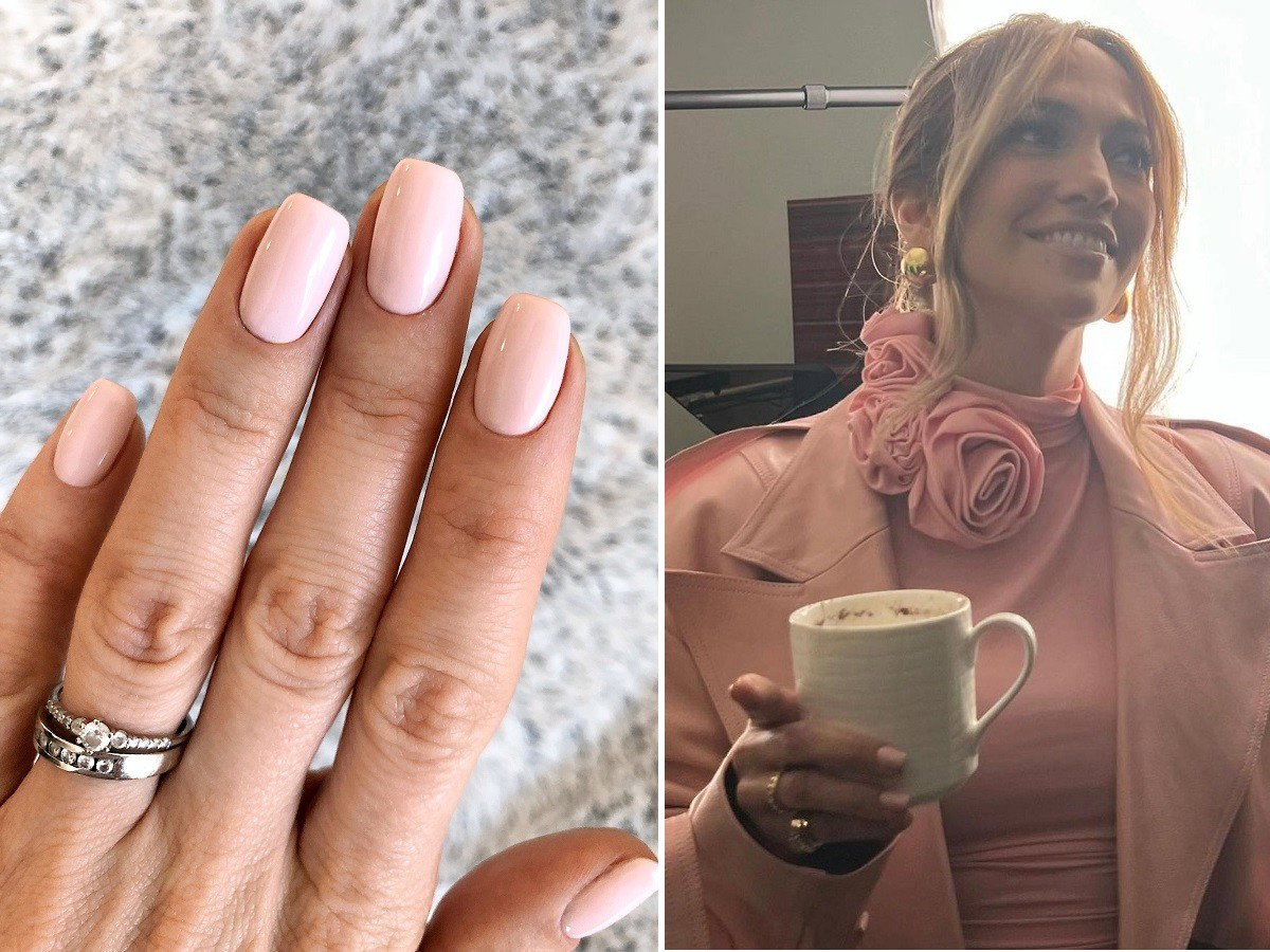 Balletcore nails - modne paznokcie na wiosnę 2023 J