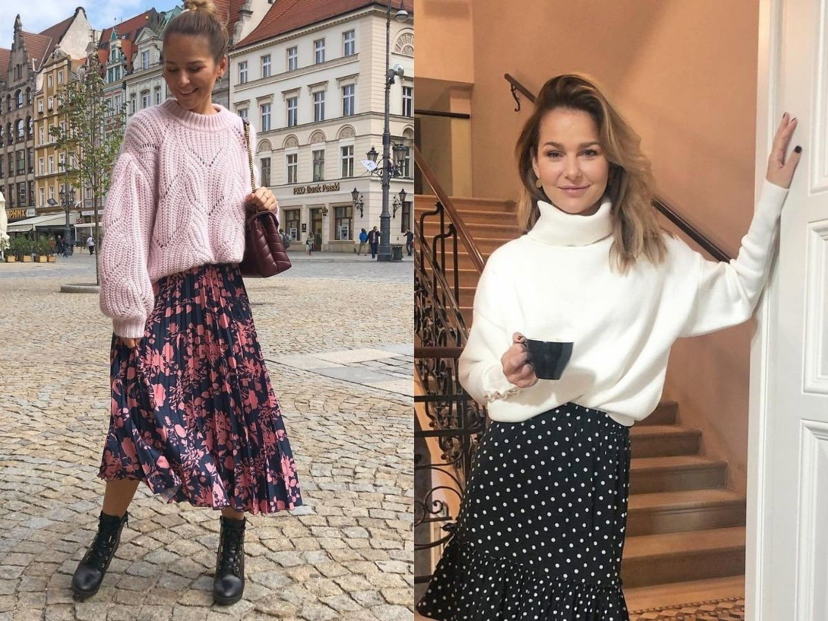 Paulina Sykut-Jeżyna w modnym swetrze na jesień 2021
