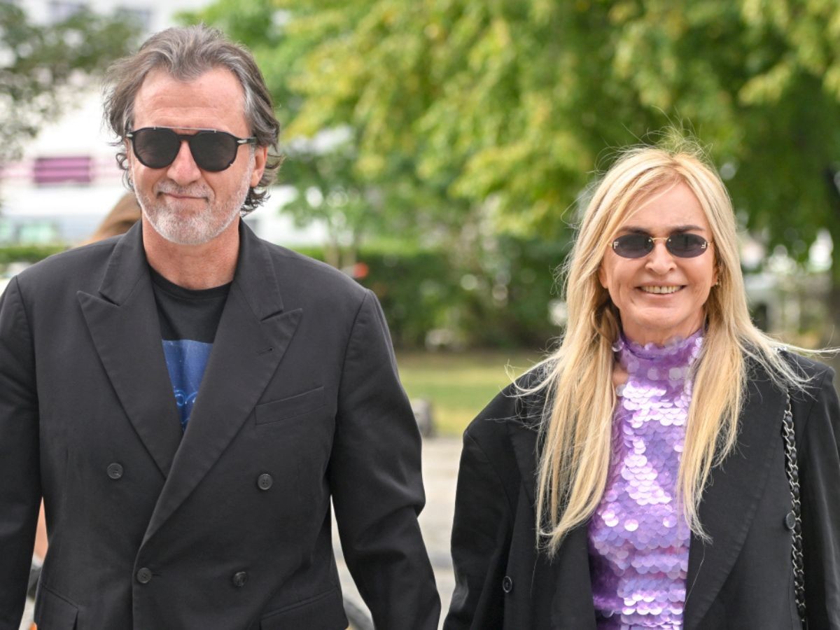 Monika Olejnik z partnerem na FPFF w Gdyni