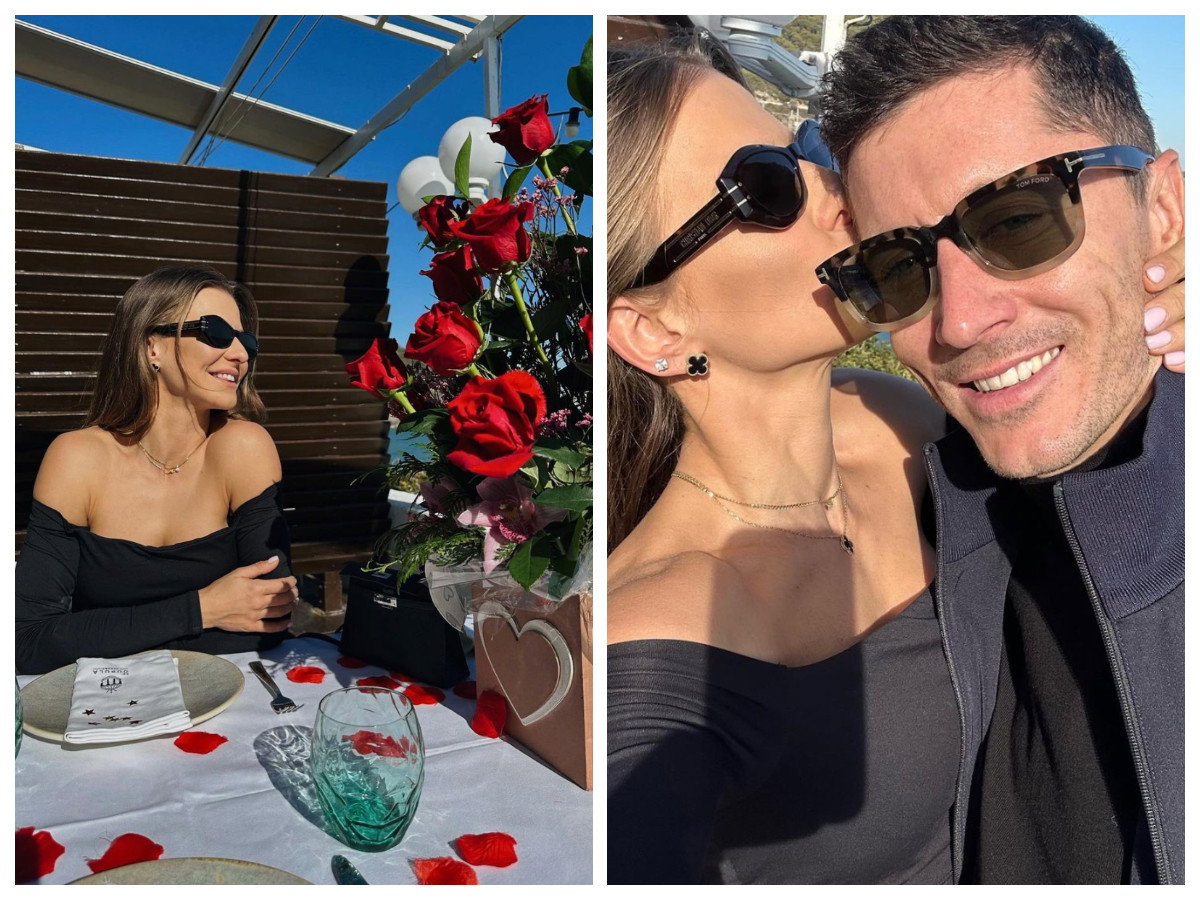 Anna i Robert Lewandowscy świętują Walentynki