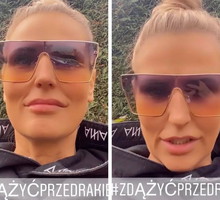 Dominika Tajner miała guza w piersi
