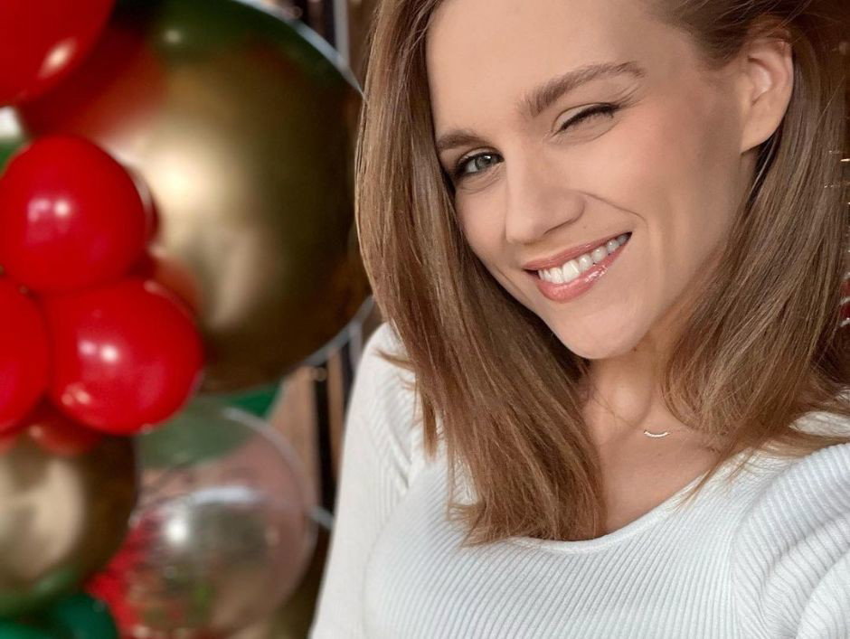 Agnieszka Kaczorowska w modnym manicure na wiosnę