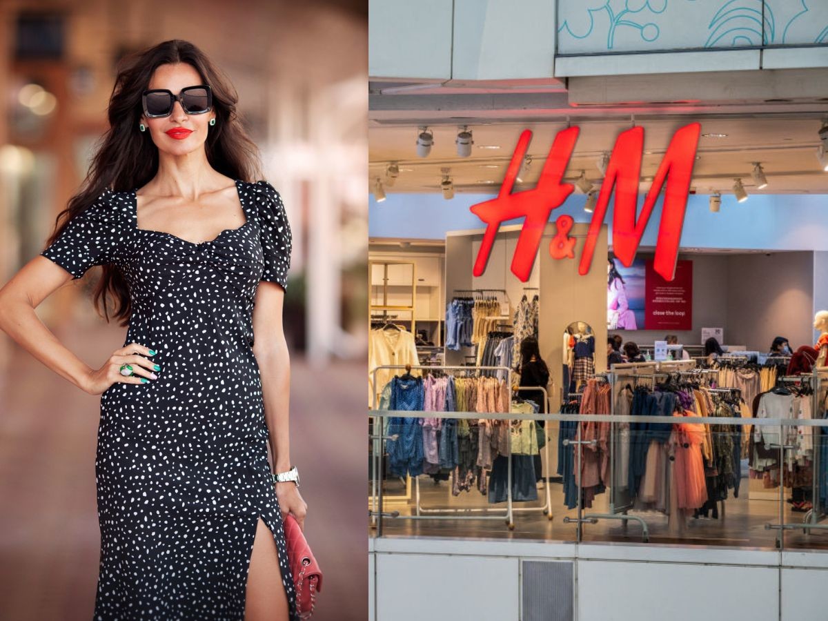 Viralowa sukienka wiosenna na 2023 z sieciówki H&M