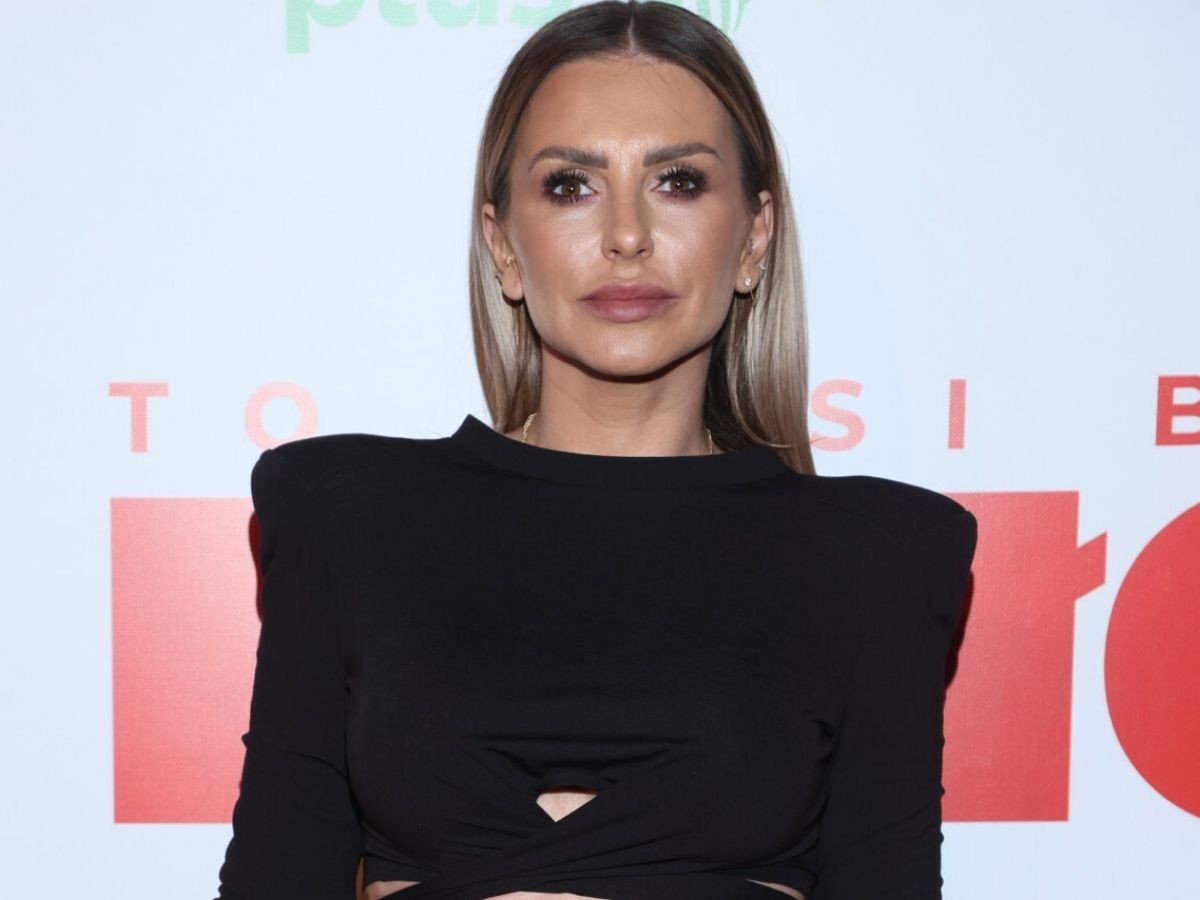 Monika Goździalska na premierze filmu To musi być miłość
