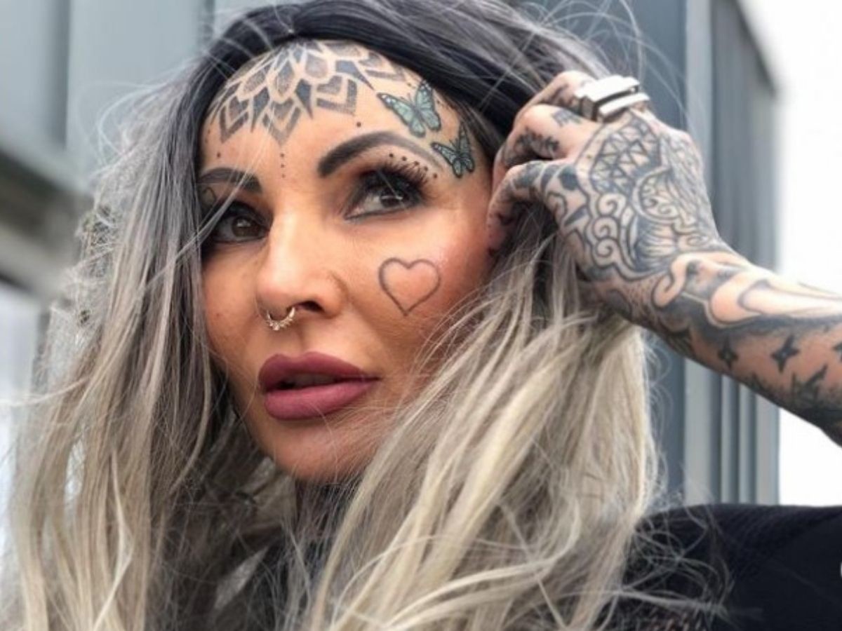 Mama Adrianny Eisenbach też ma tatuaże na twarzy