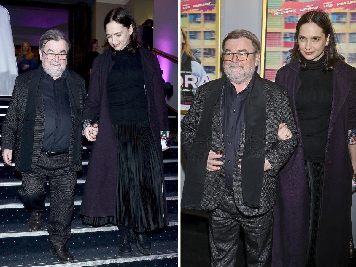 Anna Cieślak i Edward Miszczak na premierze filmu Zadra