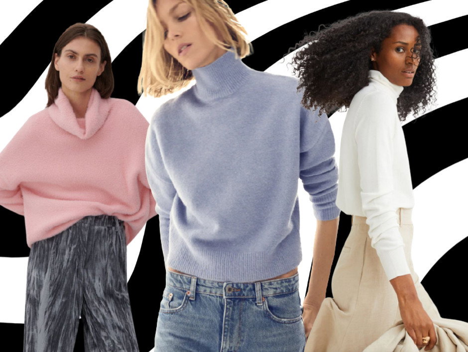 golf damski na jesień i zimę 2021/22 z Reserved, H&M, Zara