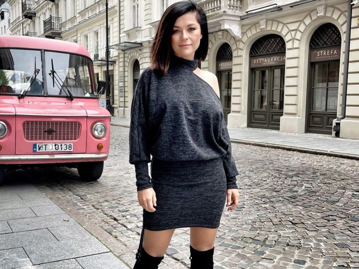 Katarzyna Cichopek w modnych kozakach